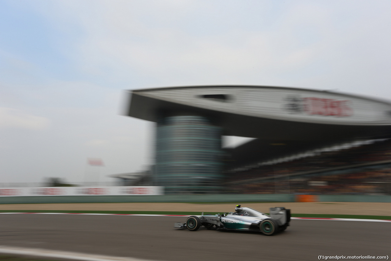 GP CINA, 20.04.2014- Nico Rosberg (GER) Mercedes AMG F1 W05