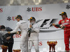 GP CINA, 20.04.2014- Podium, winner Lewis Hamilton (GBR) Mercedes AMG F1 W05, 2nd Nico Rosberg (GER) Mercedes AMG F1 W05, 3rd Fernando Alonso (ESP) Ferrari F14T