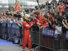 GP CINA, 20.04.2014- Fernando Alonso (ESP) Ferrari F14T celebrate his 3rd place in parc fermee