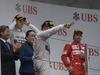 GP CINA, 20.04.2014- The podium, winner Lewis Hamilton (GBR) Mercedes AMG F1 W05, 2nd Nico Rosberg (GER) Mercedes AMG F1 W05, 3rd Fernando Alonso (ESP) Ferrari F14T