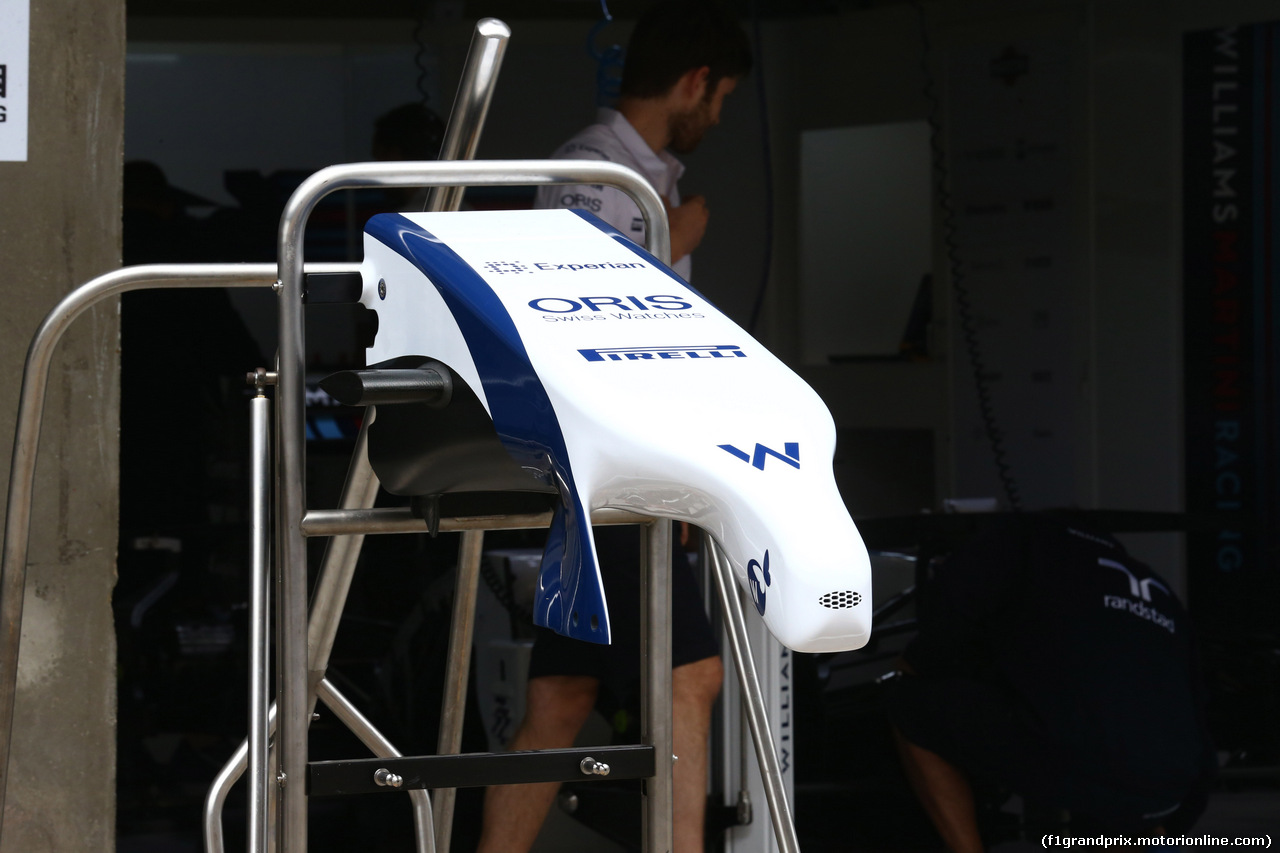 GP CINA, 17.04.2014- Williams tech detail