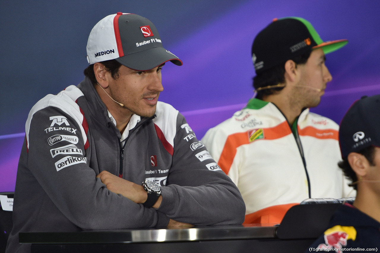GP CINA, 17.04.2014- Press Conference, Adrian Sutil (GER) Sauber F1 Team C33