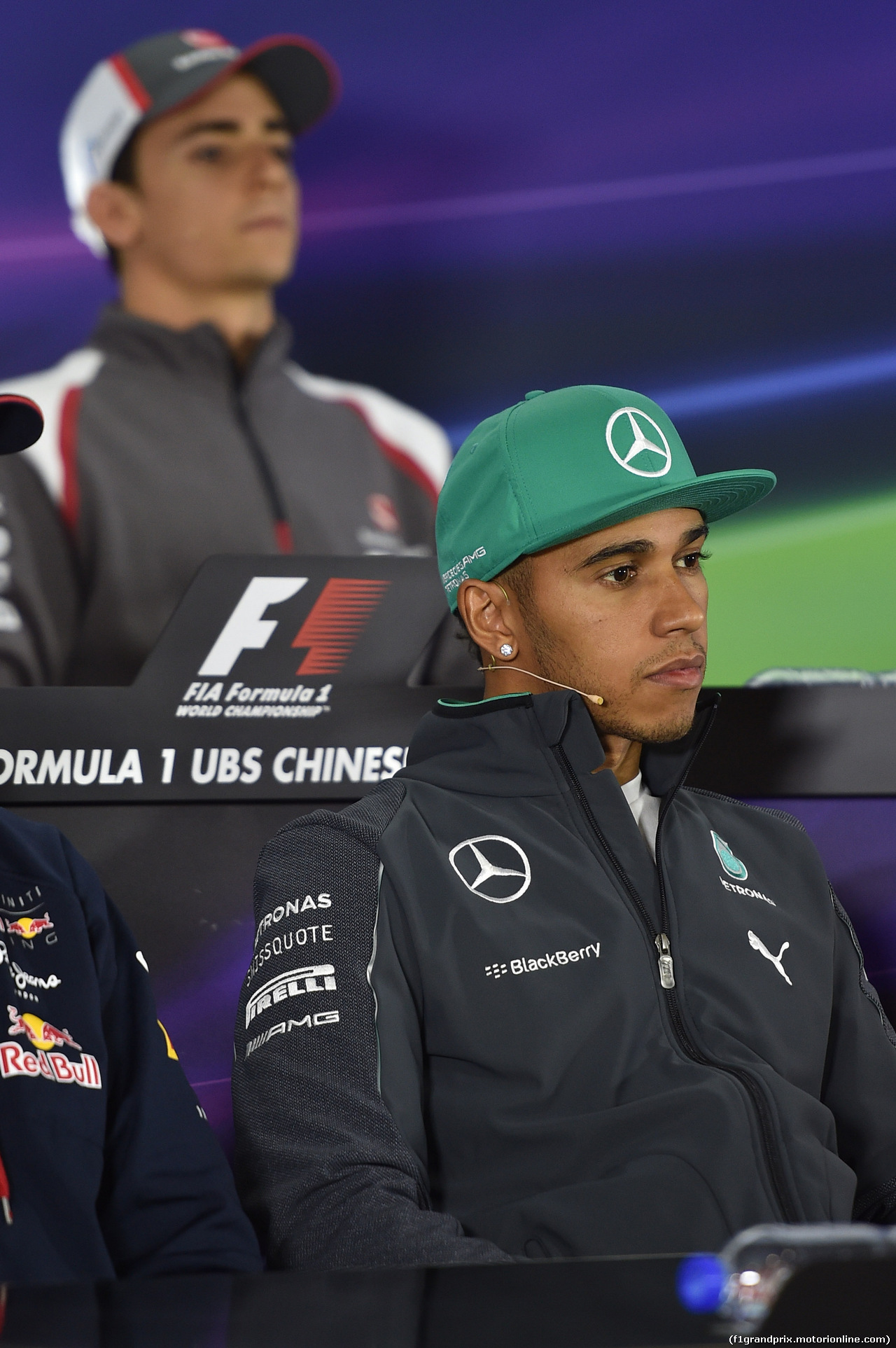 GP CINA, 17.04.2014- Press Conference, Lewis Hamilton (GBR) Mercedes AMG F1 W05 e Fernando Alonso (ESP) Ferrari F14T