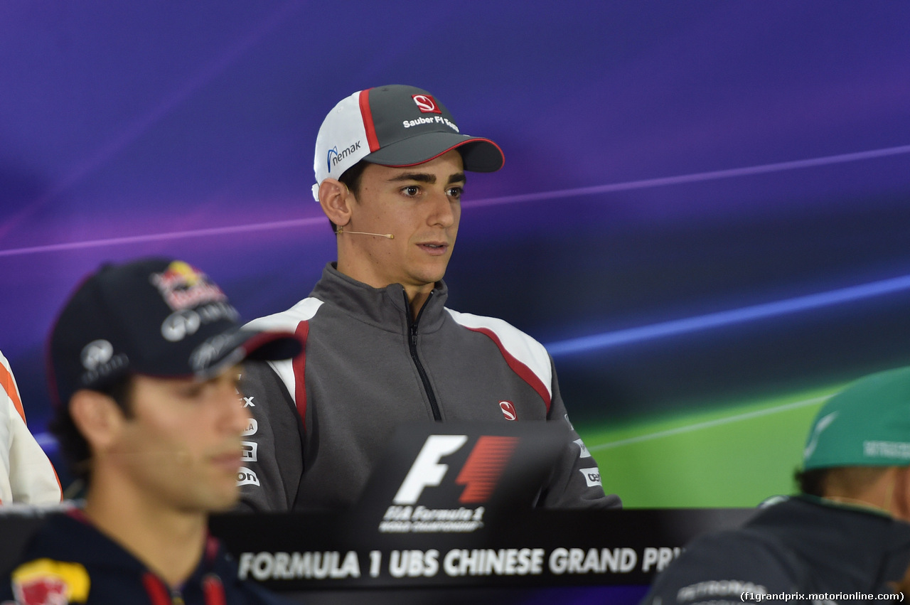 GP CINA, 17.04.2014- Press Conference,  Adrian Sutil (GER) Sauber F1 Team C33