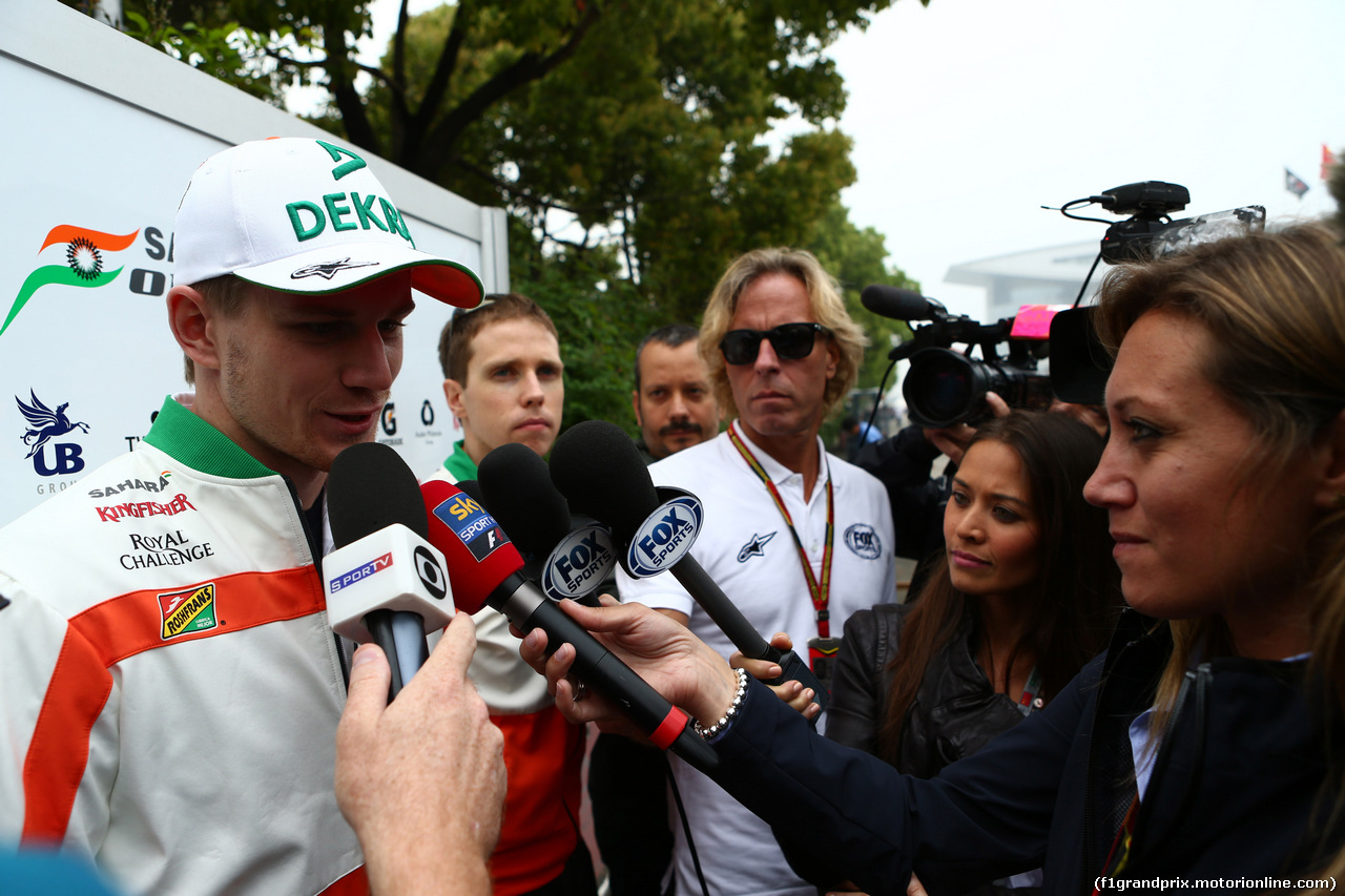 GP CINA, 17.04.2014- Nico Hulkenberg (GER) Sahara Force India VJM07
