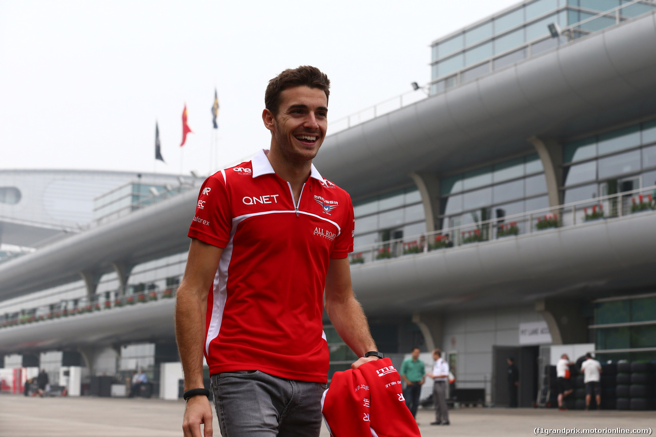 GP CINA, 17.04.2014- Jules Bianchi (FRA) Marussia F1 Team MR03