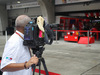 GP CINA, 17.04.2014- Cameramen in front of Ferrari Garage