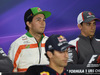 GP CINA, 17.04.2014- Press Conference, Sergio Perez (MEX) Sahara Force India F1 Team VJM07 e Adrian Sutil (GER) Sauber F1 Team C33