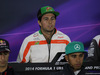 GP CINA, 17.04.2014- Press Conference, Sergio Perez (MEX) Sahara Force India F1 Team VJM07
