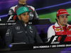 GP CINA, 17.04.2014- Press Conference, Lewis Hamilton (GBR) Mercedes AMG F1 W05 e Fernando Alonso (ESP) Ferrari F14T