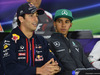 GP CINA, 17.04.2014- Press Conference,  Daniel Ricciardo (AUS) Infiniti Red Bull Racing RB10 e Lewis Hamilton (GBR) Mercedes AMG F1 W05