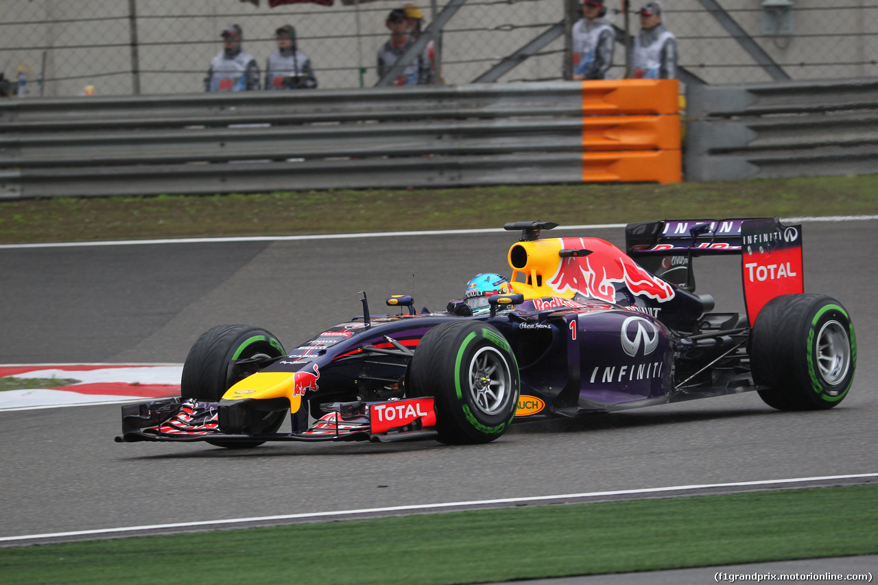 GP CINA, 19.04.2014- Prove Libere 3, Sebastian Vettel (GER) Infiniti Red Bull Racing RB10