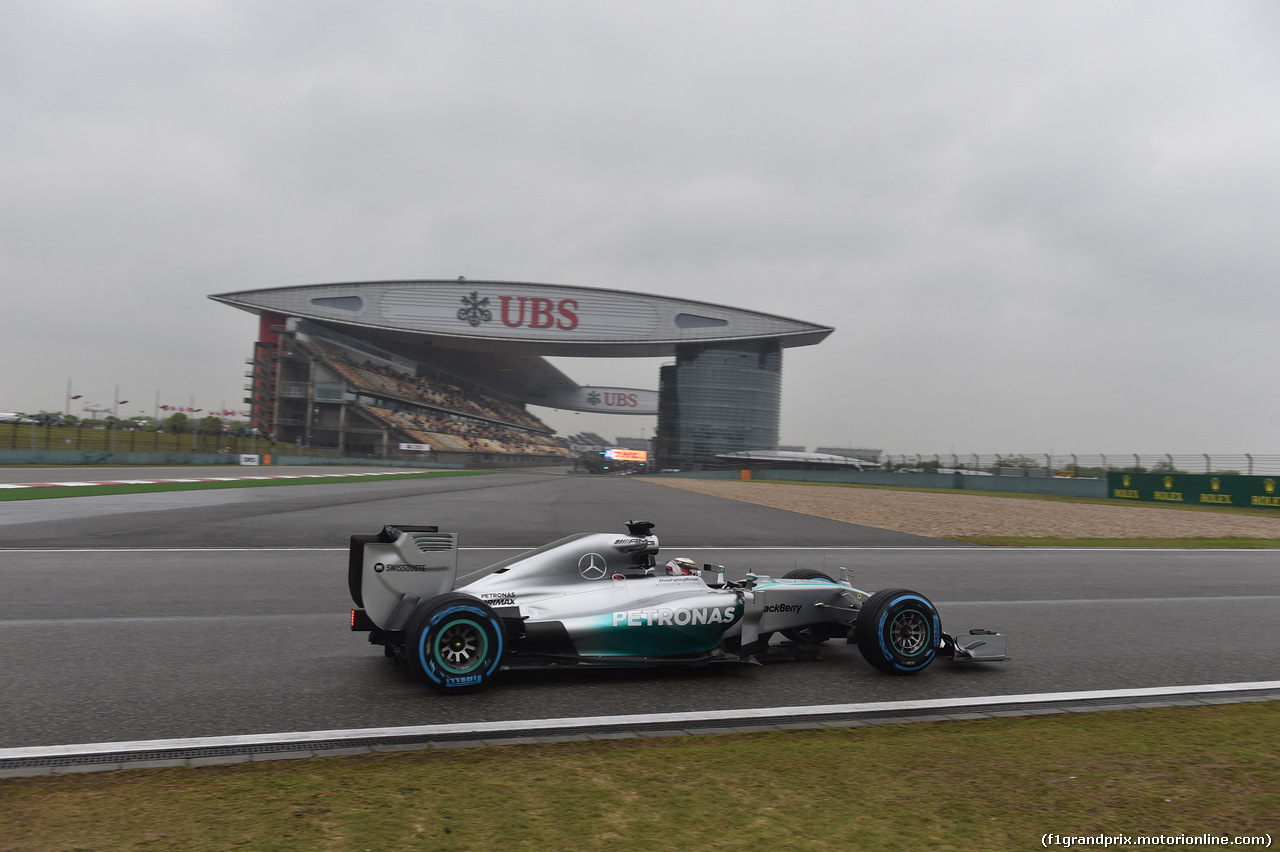 GP CINA, 19.04.2014- Prove Libere 3, Lewis Hamilton (GBR) Mercedes AMG F1 W05
