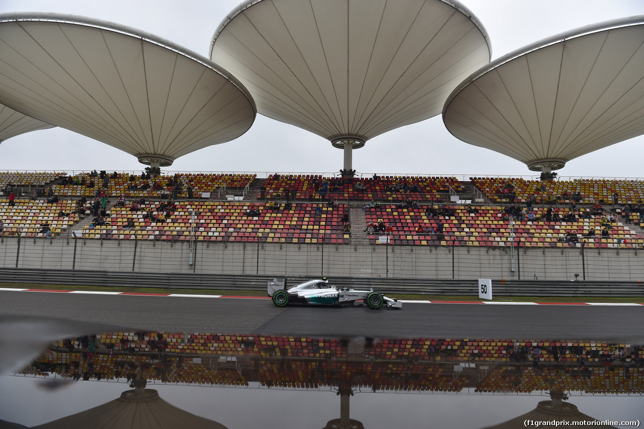 GP CINA, 19.04.2014- Prove Libere 3, Nico Rosberg (GER) Mercedes AMG F1 W05