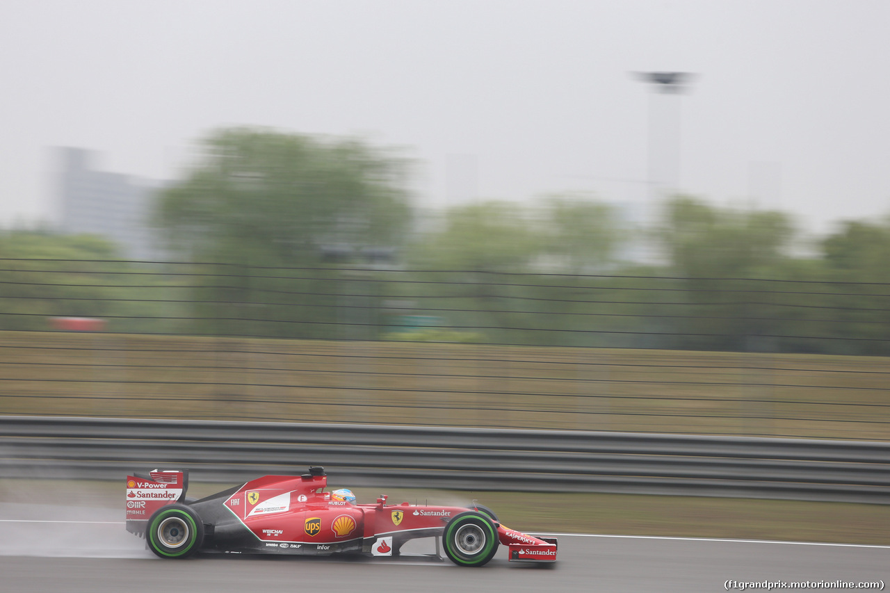GP CINA, 19.04.2014- Prove Libere 3, Fernando Alonso (ESP) Ferrari F14T