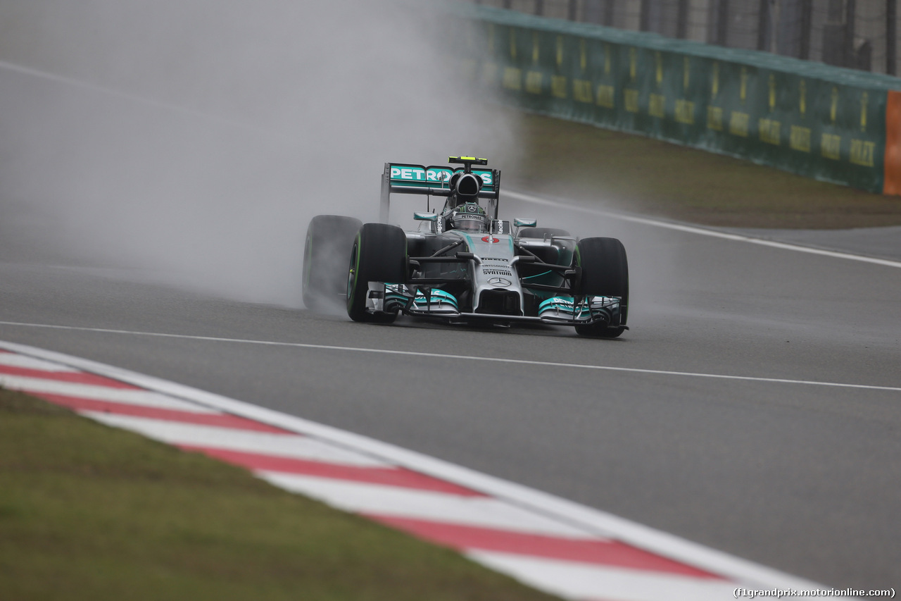 GP CINA, 19.04.2014- Prove Libere 3, Nico Rosberg (GER) Mercedes AMG F1 W05