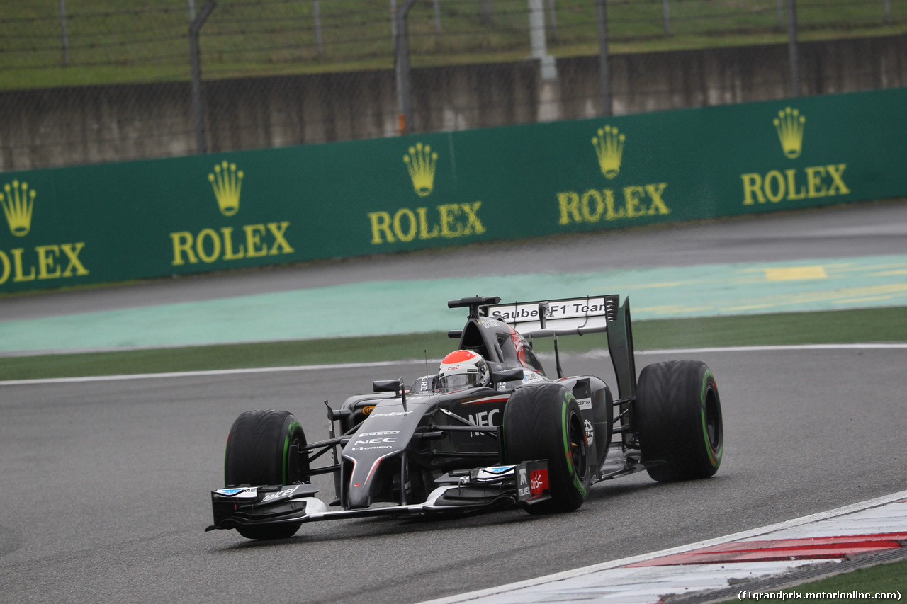 GP CINA, 19.04.2014- Prove Libere 3, Nico Hulkenberg (GER) Sahara Force India VJM07