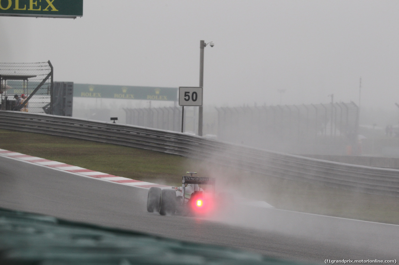 GP CINA, 19.04.2014- Prove Libere 3, Sergio Perez (MEX) Sahara Force India F1 Team VJM07