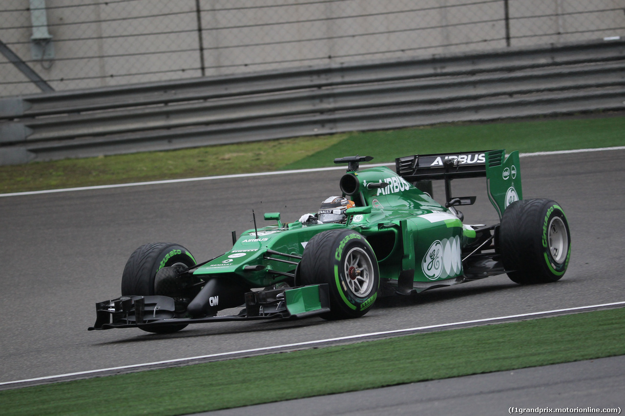 GP CINA, 19.04.2014- Prove Libere 3, Kamui Kobayashi (JPN) Caterham F1 Team CT05