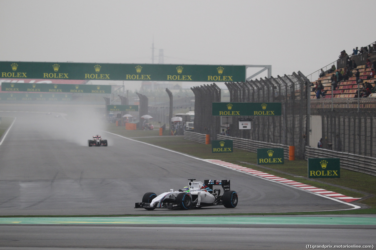 GP CINA, 19.04.2014- Prove Libere 3, Felipe Massa (BRA) Williams F1 Team FW36