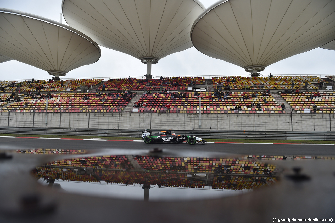 GP CINA, 19.04.2014- Prove Libere 3, Nico Hulkenberg (GER) Sahara Force India VJM07