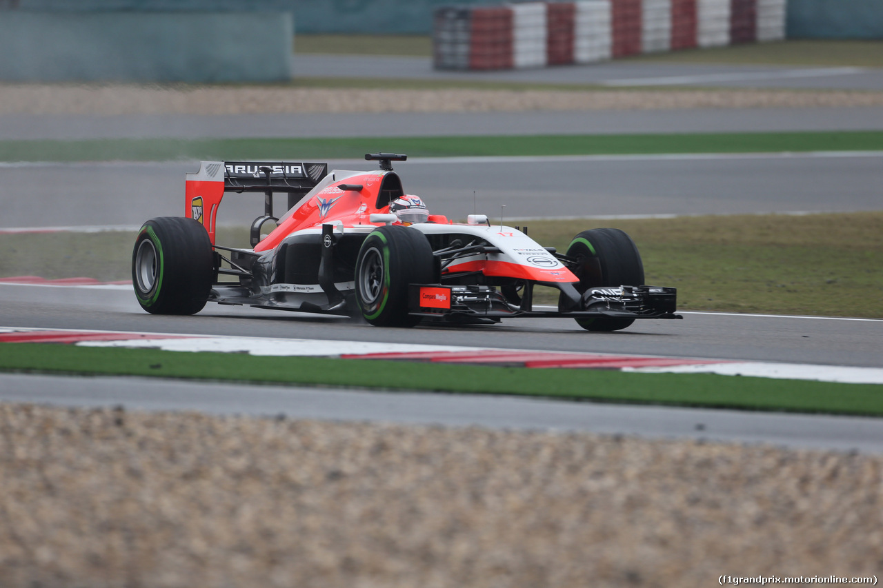 GP CINA, 19.04.2014- Prove Libere 3, Jules Bianchi (FRA) Marussia F1 Team MR03