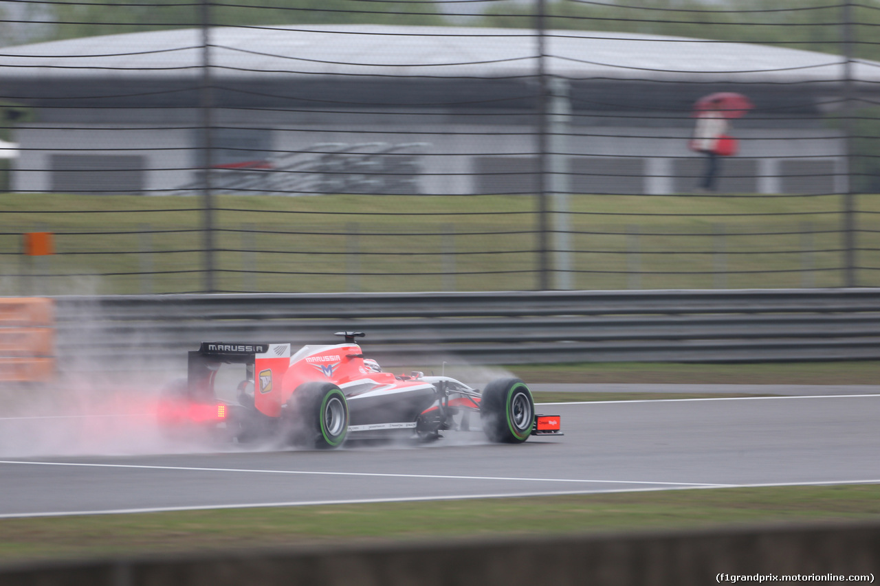GP CINA, 19.04.2014- Prove Libere 3, Jules Bianchi (FRA) Marussia F1 Team MR03
