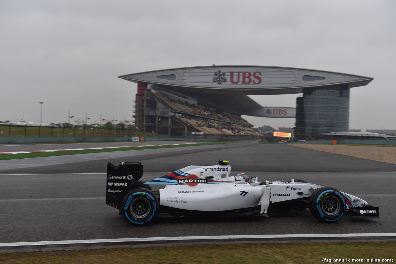 GP CINA, 19.04.2014- Prove Libere 3, Valtteri Bottas (FIN) Williams F1 Team FW36