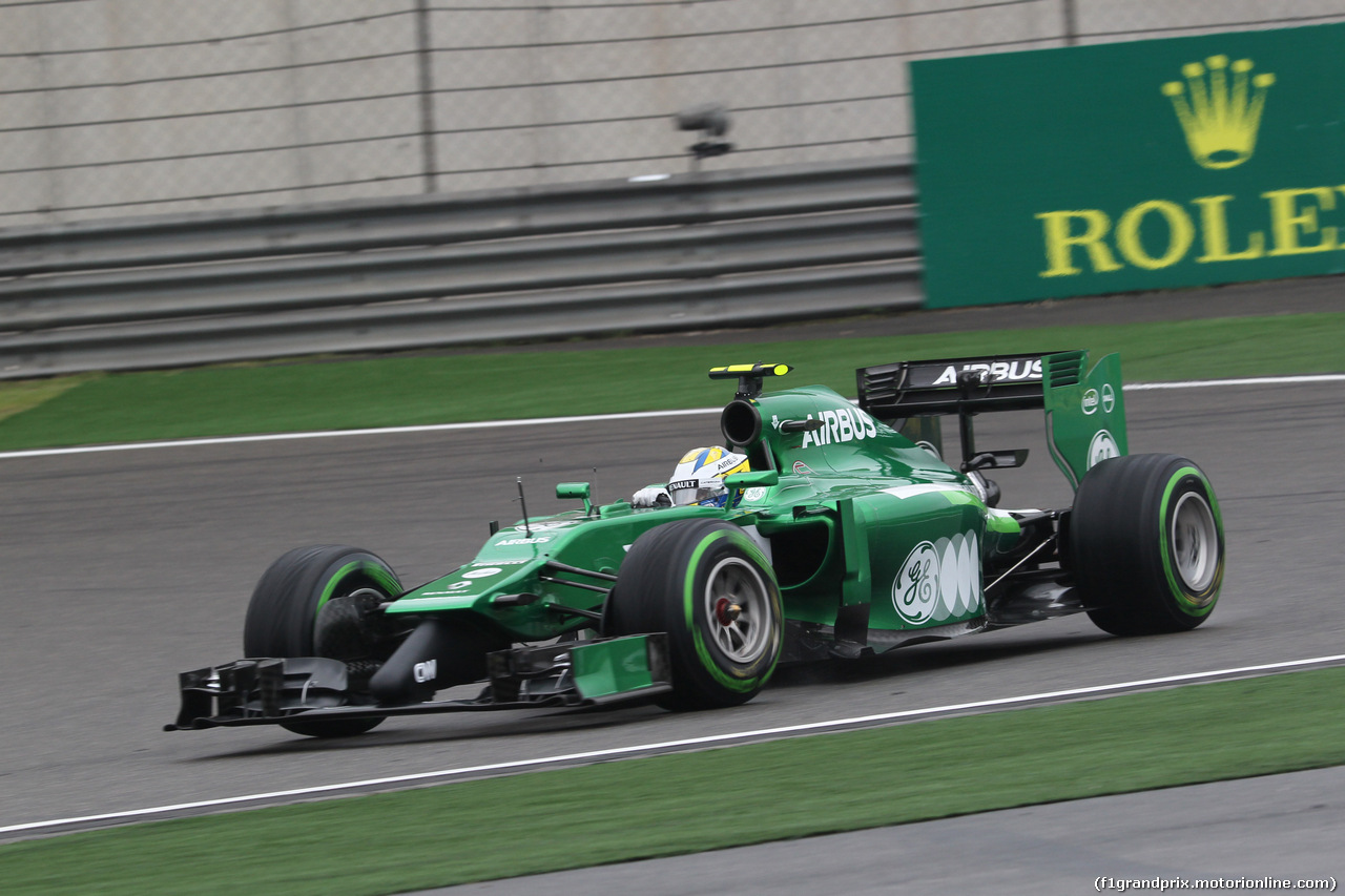 GP CINA, 19.04.2014- Prove Libere 3, Marcus Ericsson (SWE) Caterham F1 Team CT-04