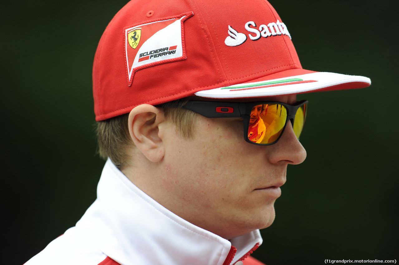 GP CINA, 19.04.2014- Prove Libere 3, Kimi Raikkonen (FIN) Ferrari F14T