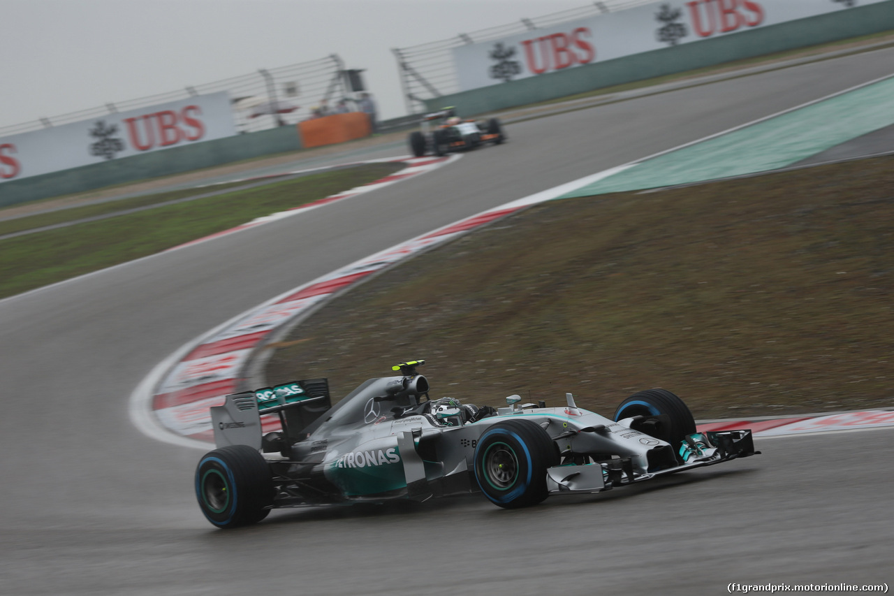 GP CINA, 19.04.2014- Qualifiche, Nico Rosberg (GER) Mercedes AMG F1 W05