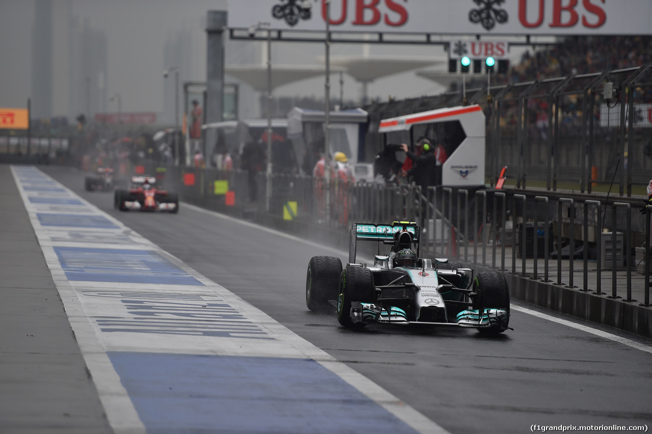 GP CINA, 19.04.2014- Qualifiche, Nico Rosberg (GER) Mercedes AMG F1 W05