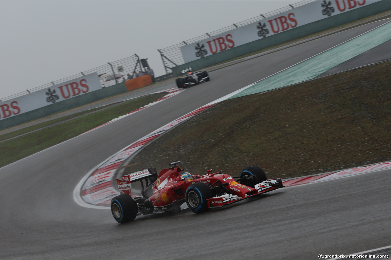 GP CINA, 19.04.2014- Qualifiche, Fernando Alonso (ESP) Ferrari F14T