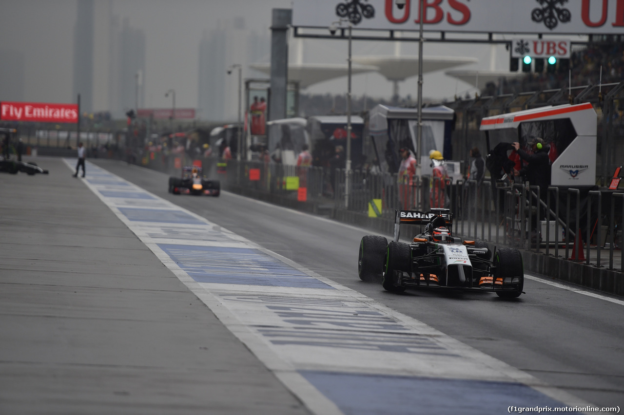 GP CINA, 19.04.2014- Qualifiche, Nico Hulkenberg (GER) Sahara Force India VJM07