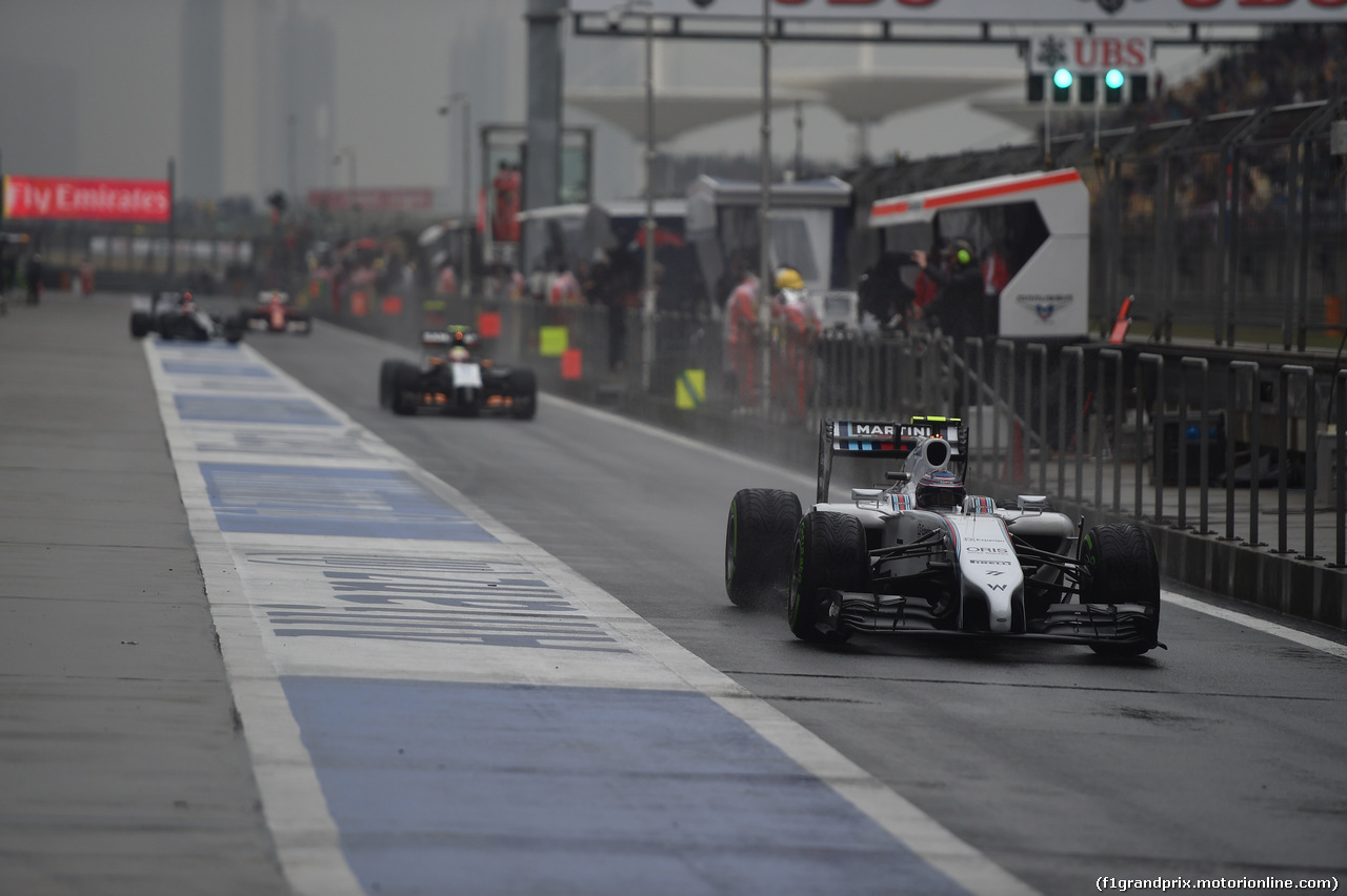 GP CINA, 19.04.2014- Qualifiche, Valtteri Bottas (FIN) Williams F1 Team FW36