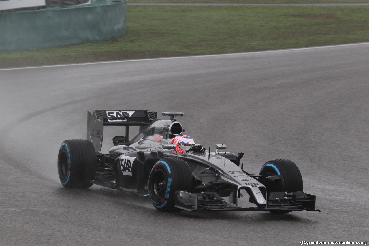 GP CINA, 19.04.2014- Qualifiche, Jenson Button (GBR) McLaren Mercedes MP4-29