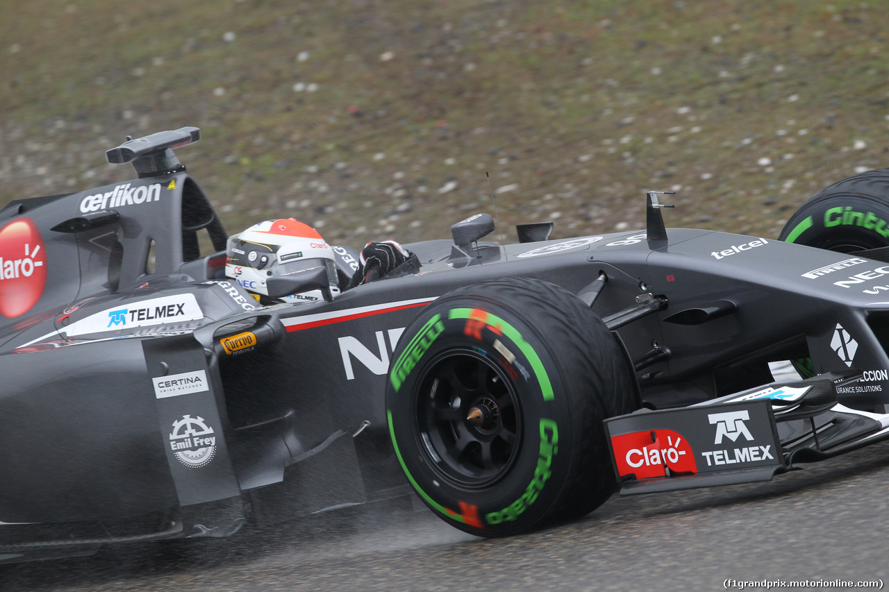 GP CINA, 19.04.2014- Qualifiche, Adrian Sutil (GER) Sauber F1 Team C33