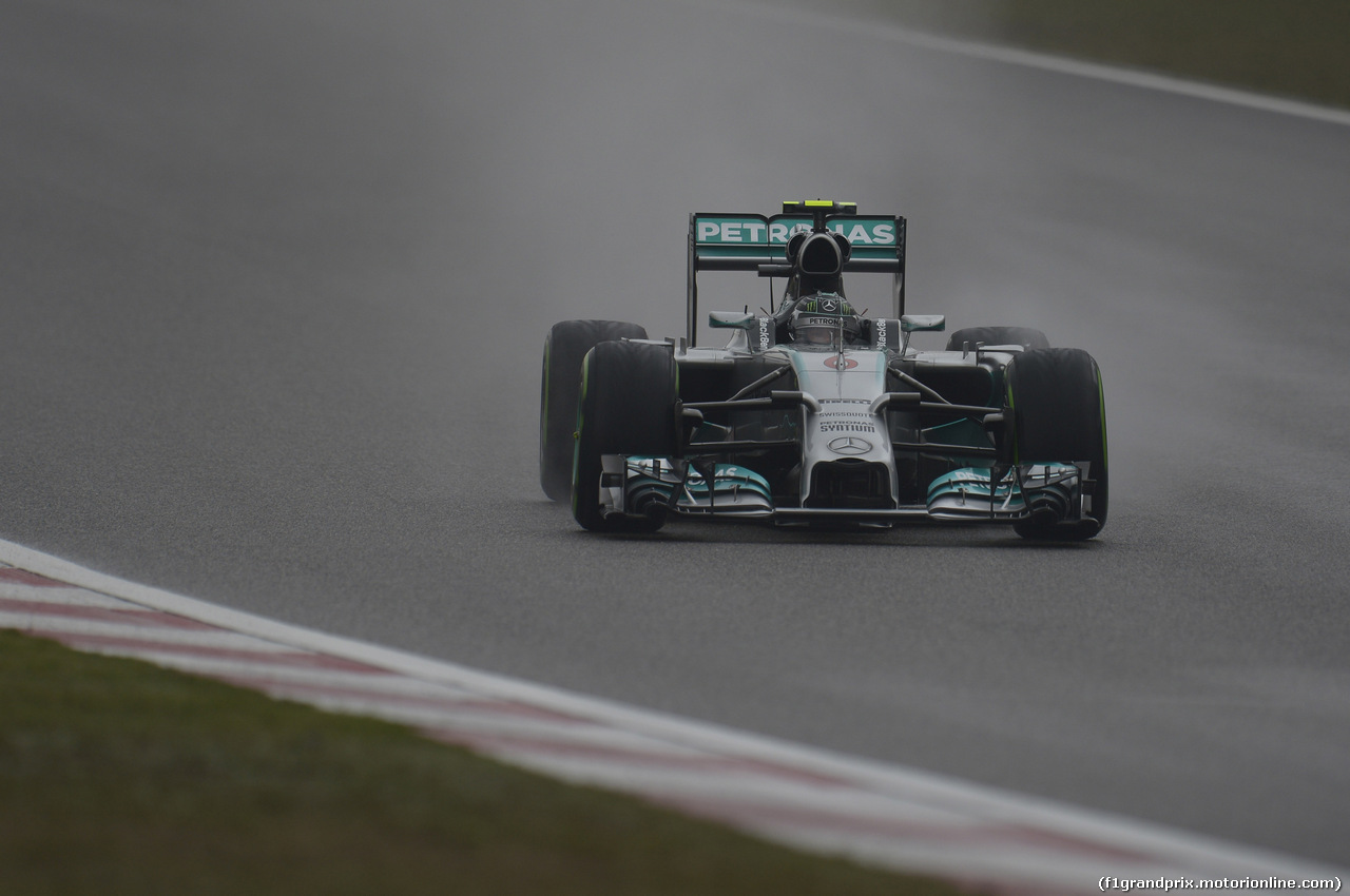 GP CINA, 19.04.2014- Qualifiche, Nico Rosberg (GER) Mercedes AMG F1 W05