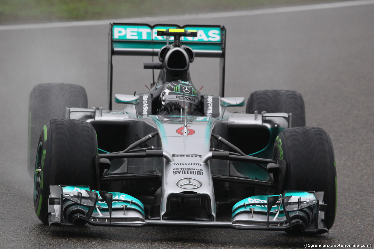 GP CINA, 19.04.2014- Qualifiche, Nico Rosberg (GER) Mercedes AMG F1 W05