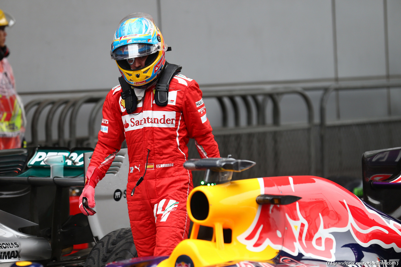 GP CINA, 19.04.2014- Qualifiche, Fernando Alonso (ESP) Ferrari F14T