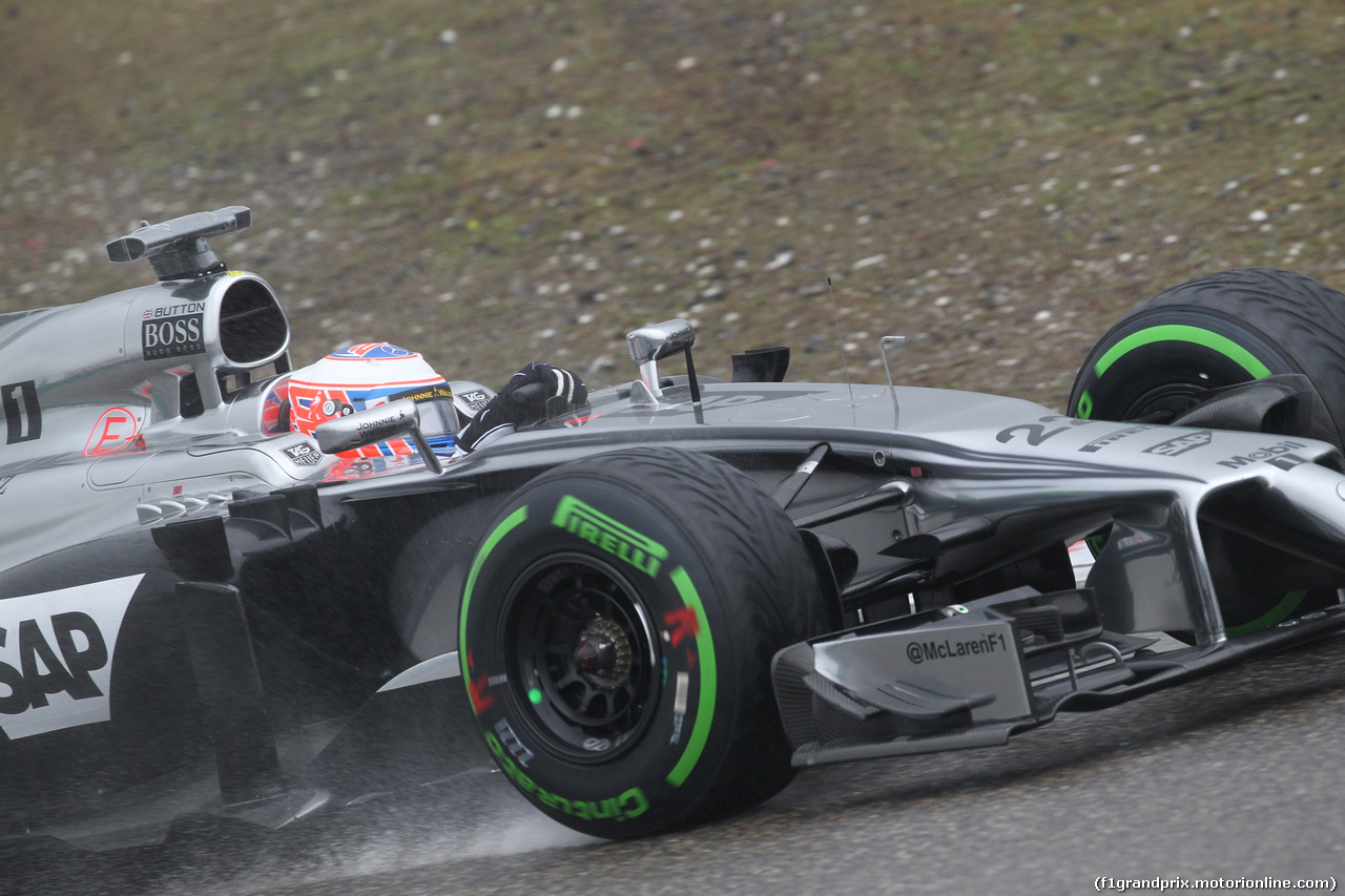 GP CINA, 19.04.2014- Qualifiche, Jenson Button (GBR) McLaren Mercedes MP4-29