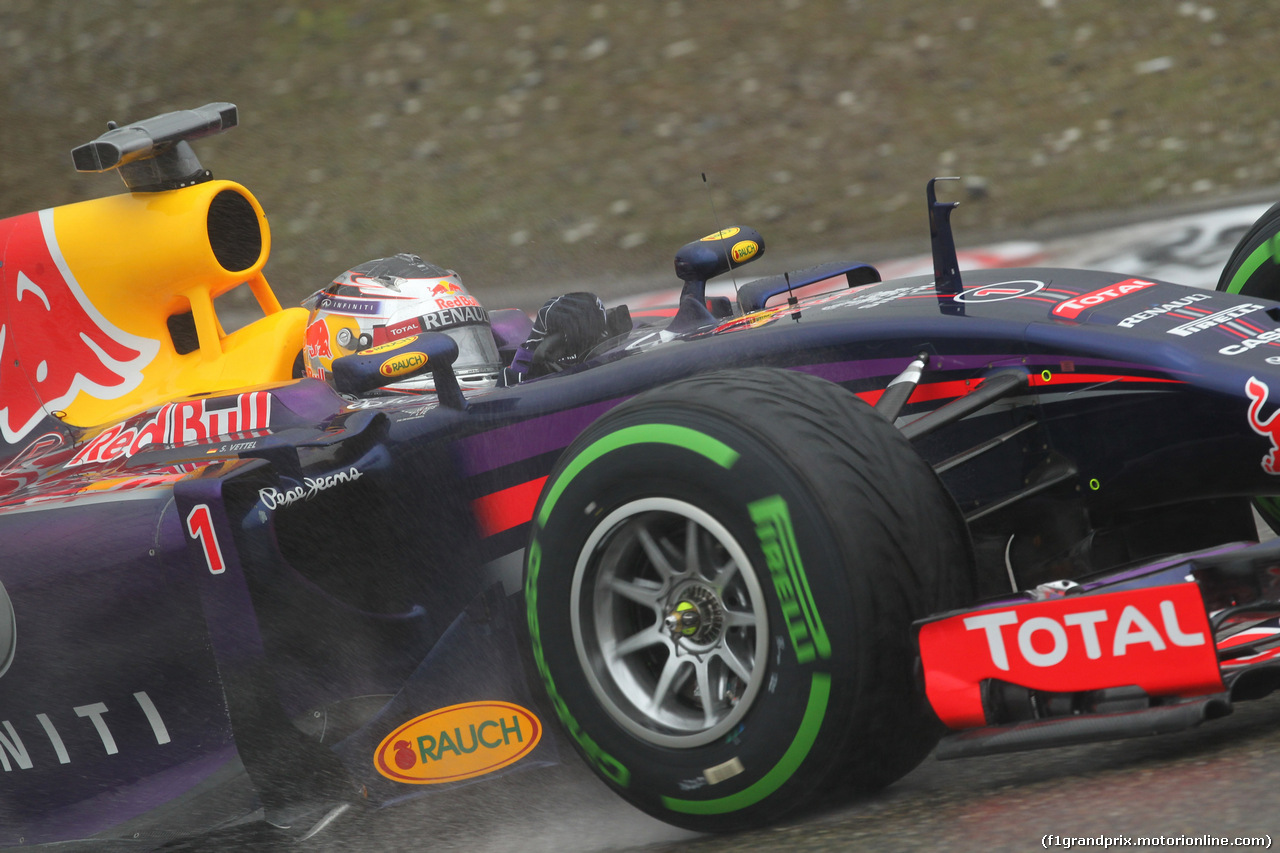 GP CINA, 19.04.2014- Qualifiche, Sebastian Vettel (GER) Infiniti Red Bull Racing RB10