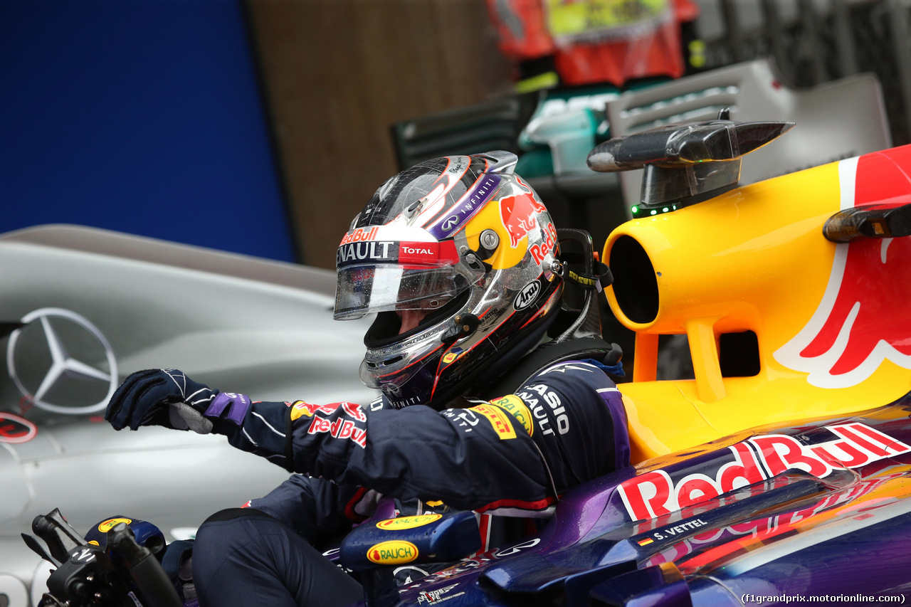 GP CINA, 19.04.2014- Qualifiche, Sebastian Vettel (GER) Infiniti Red Bull Racing RB10