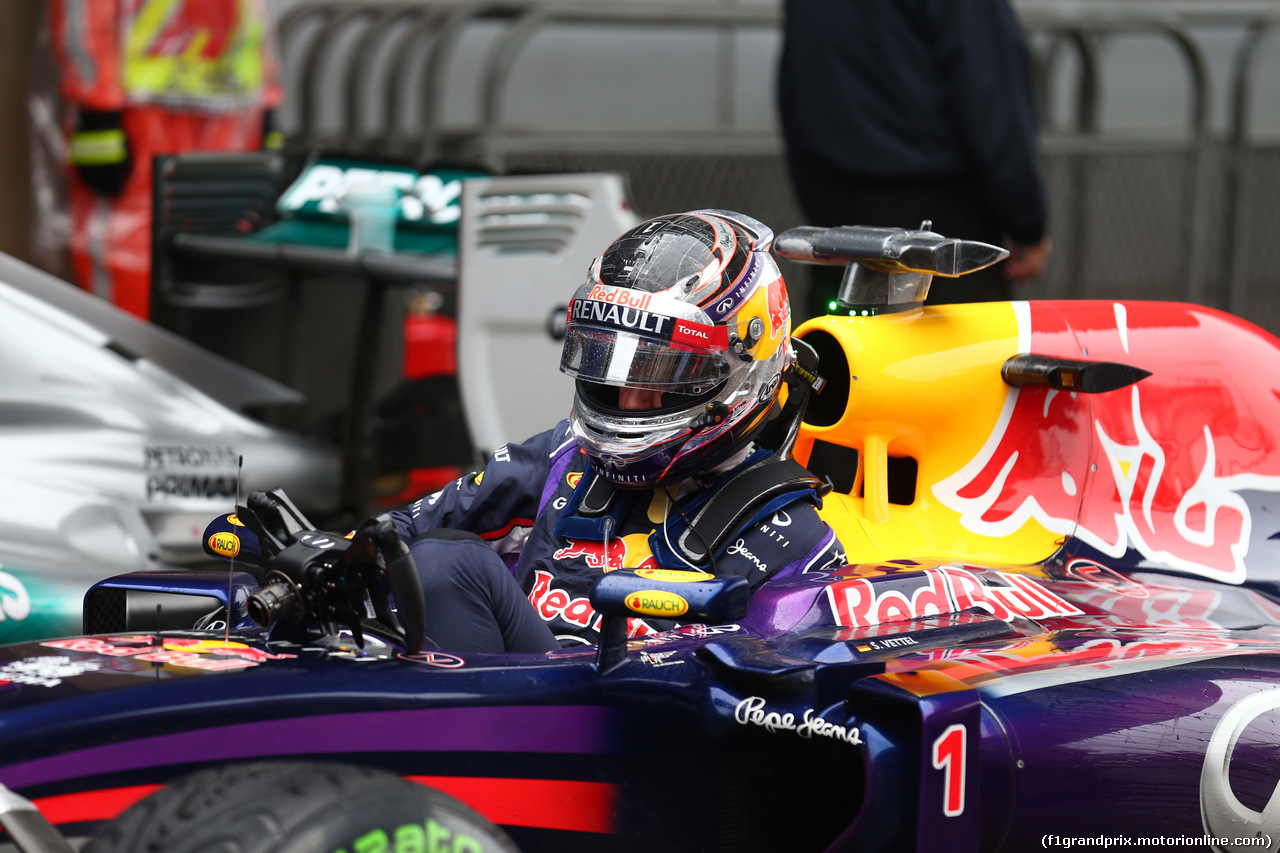 GP CINA, 19.04.2014- Qualifiche, Sebastian Vettel (GER) Infiniti Red Bull Racing RB10