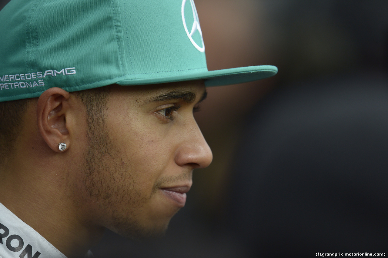 GP CINA, 19.04.2014- Lewis Hamilton (GBR) Mercedes AMG F1 W05