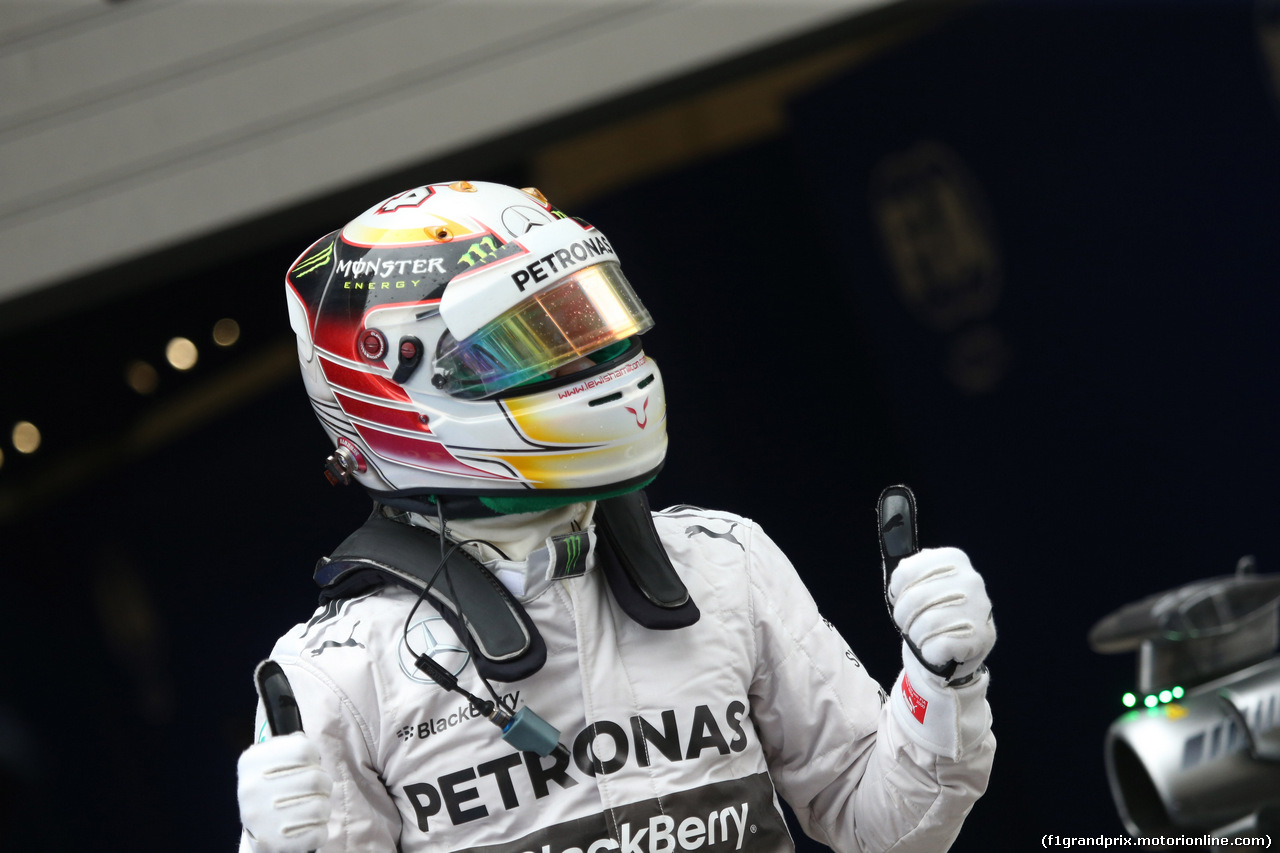GP CINA, 19.04.2014- Qualifiche, Lewis Hamilton (GBR) Mercedes AMG F1 W05