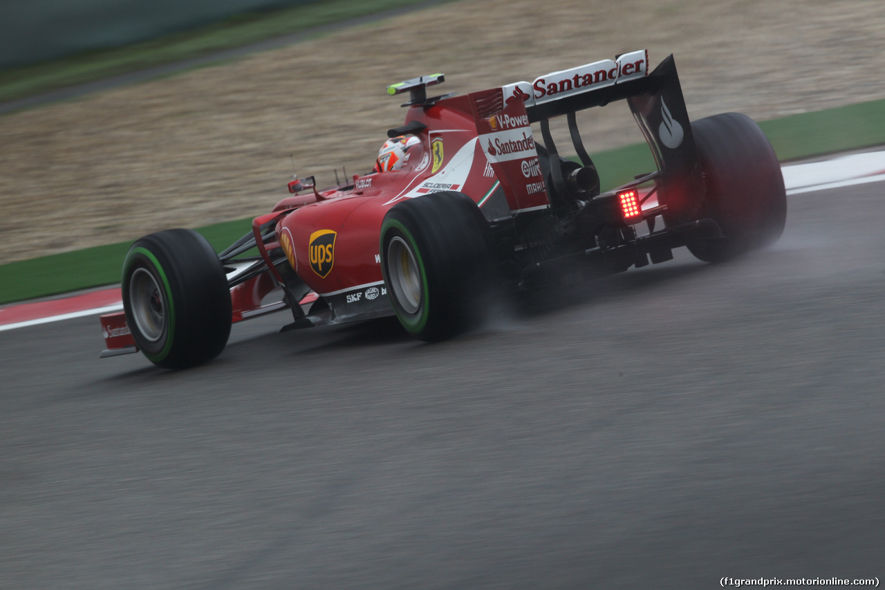 GP CINA, 19.04.2014- Qualifiche, Kimi Raikkonen (FIN) Ferrari F14T