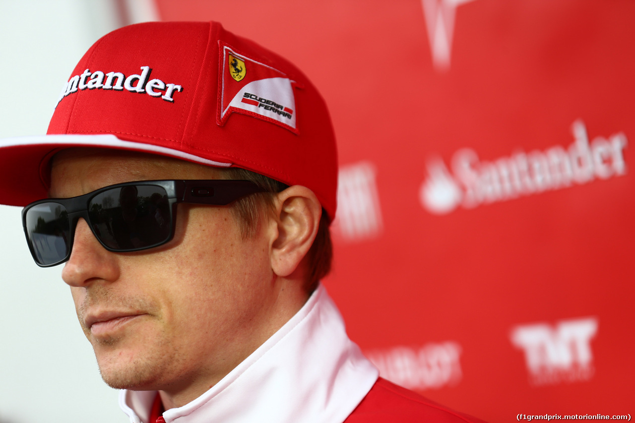 GP CINA, 17.04.2014- Kimi Raikkonen (FIN) Ferrari F14T