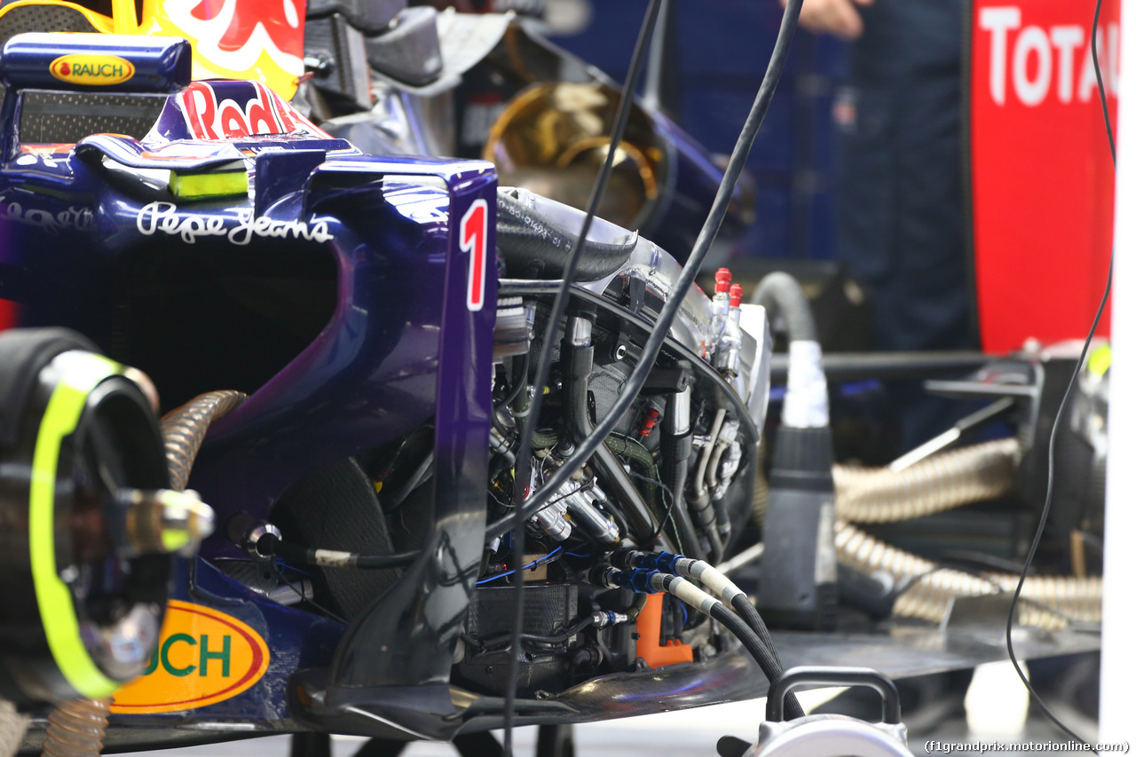 GP CINA, 18.04.2014-  Infiniti Red Bull Racing RB10 details
