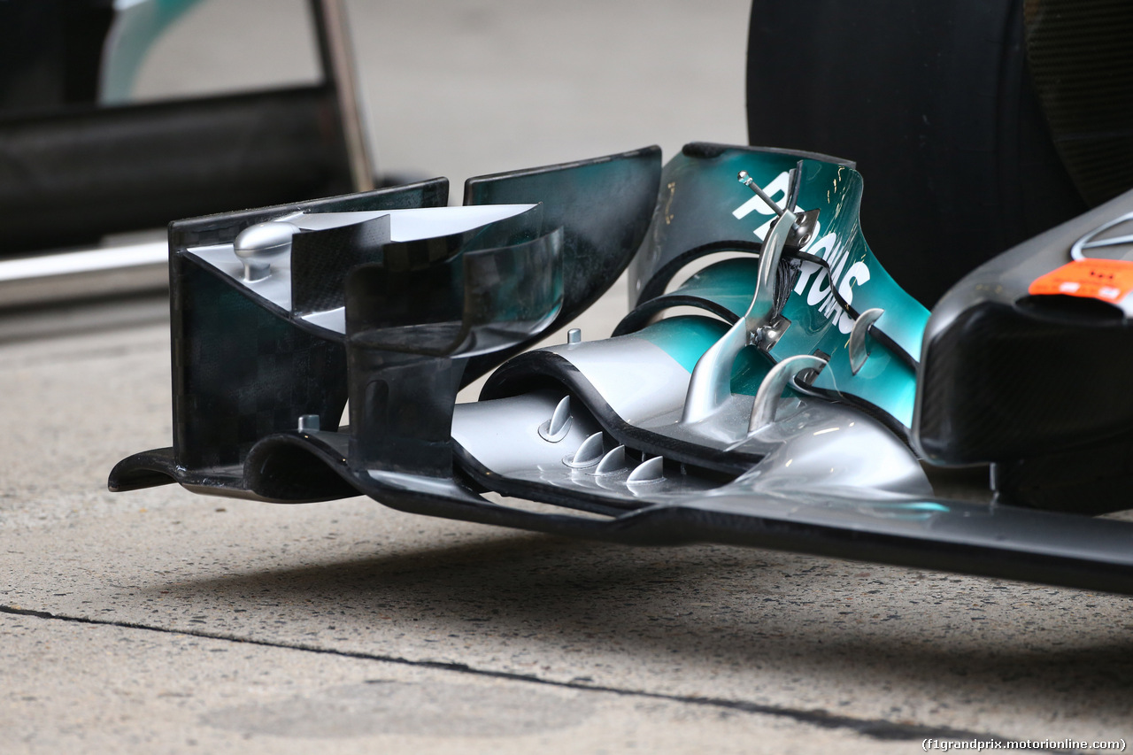 GP CINA, 18.04.2014- Mercedes AMG F1 W05 Frontal Wing